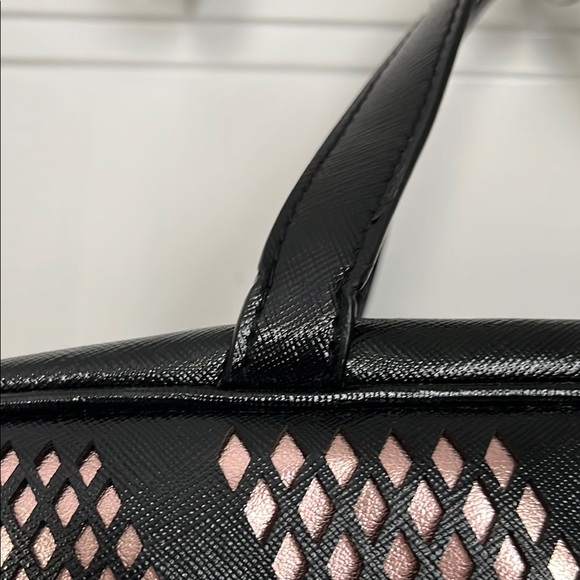 Victoria's Secret Black and Pink Hanging Toiletry Bag - Picture 3 of 9